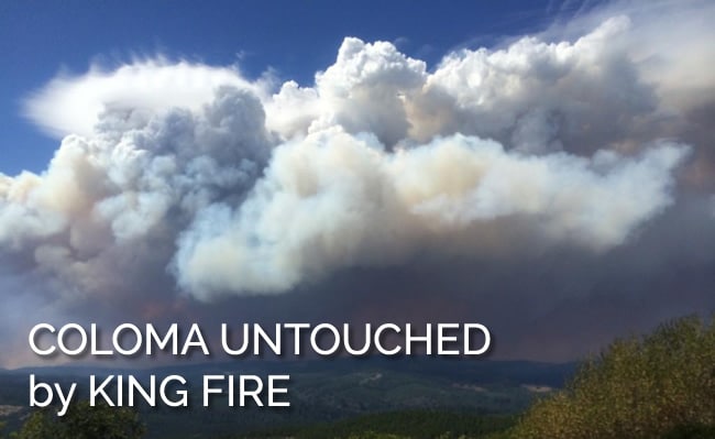 Coloma Untouched by King Fire