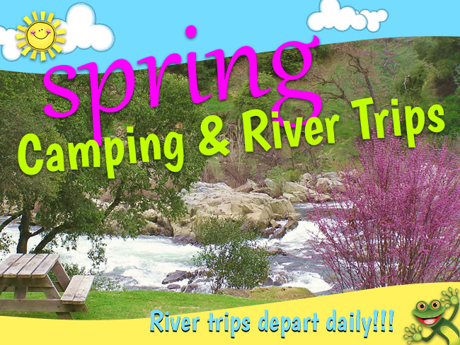 Spring 2016 at American River Resort - camping, river trips