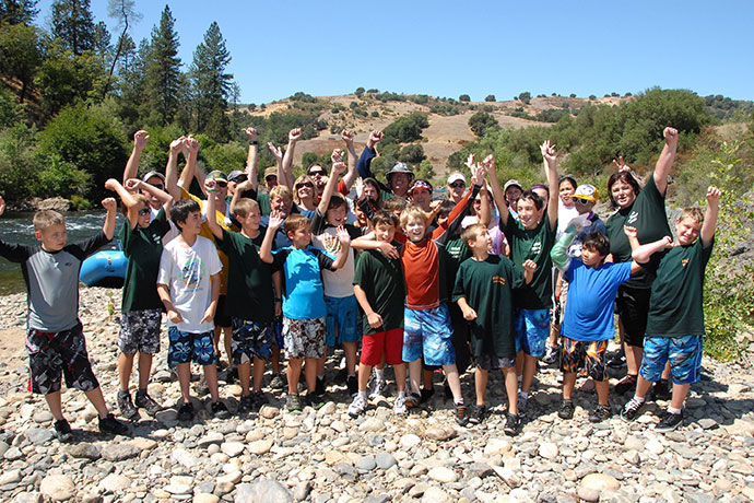 boy-scout-group-american-river-resort